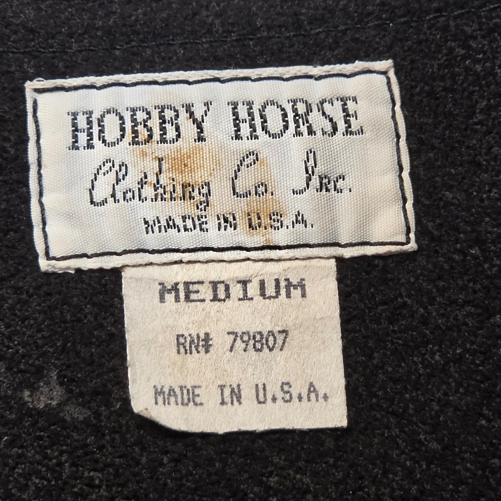 Hobby Horse Show Chaps Womens Medium Black Good Ultrasuede Fringe Western Riding - Picture 13 of 16